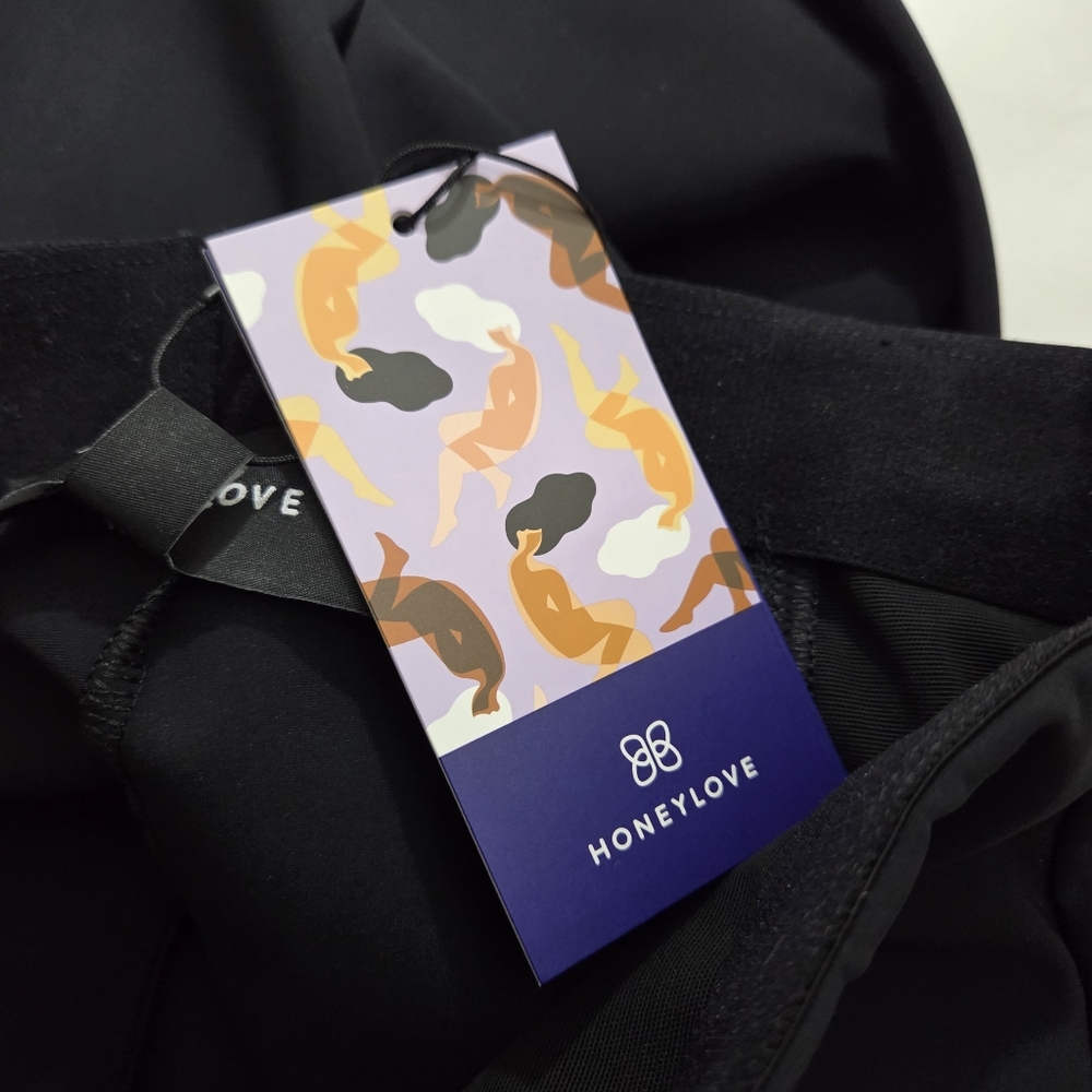 NWT Honeylove Perfectionist Pant Slimming Black Size Medium Pull On - Picture 9 of 12
